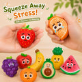 Cute Fruit Stress Relief Squishy Toys for Kids & Adults, Soft Squeeze Sensory Fidget Toys , Mini Fruit Slow Rising Squishies for Anxiety Relief