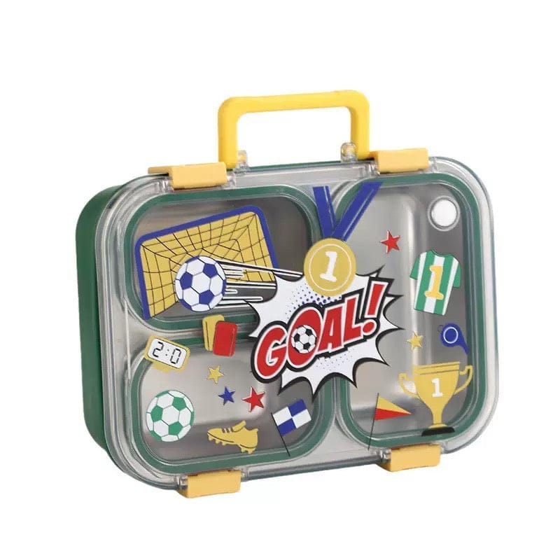 700 ml  Lunch Box Stainless Steel, Leakproof Tiffin Box for Kids {Random Design}