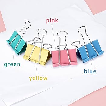 {40 Pieces} Office Supplies Clips Metal Multifunctional For Paper Files Essay 19Mm | Office | Office Supplies | Desk Accessories |