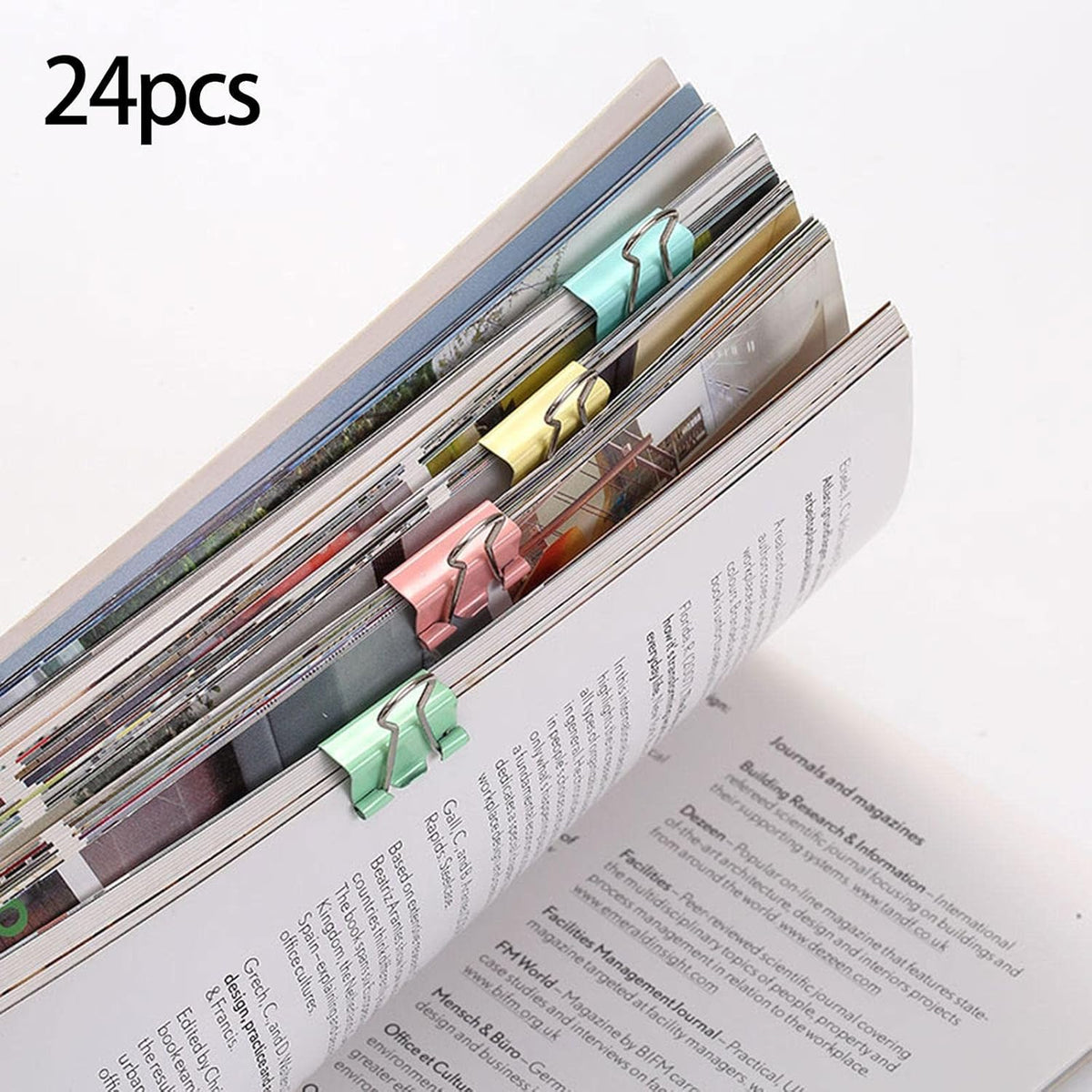 {40 Pieces} Office Supplies Clips Metal Multifunctional For Paper Files Essay 19Mm | Office | Office Supplies | Desk Accessories |