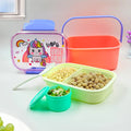 Customized Big Lunch Box with Unicorn/Dragon Design {Random Design}