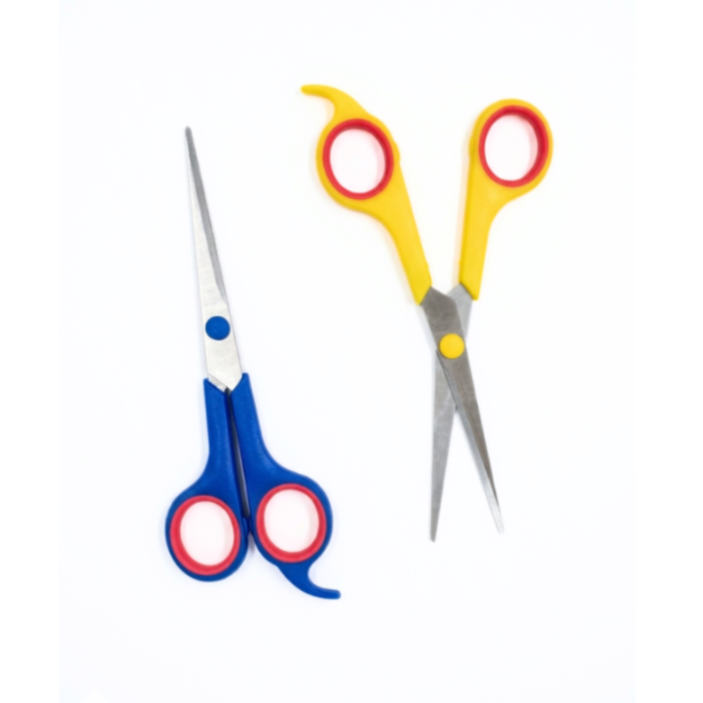 Plastic Multipurpose Scissors for Home Random Color (170MM)