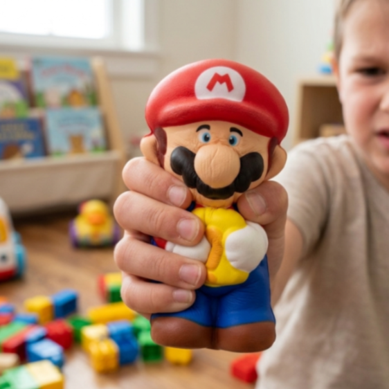 Mario Squishy Soft Toy for Kids {Random Caracter}