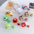 Cute Cartoon Data Cable Case for 18-20W iPhone USB-C Power Adapter Charger, Cartoon 3D Design Protective Case {Random Design}