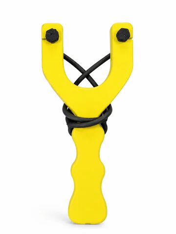 Wooden Composite Slingshot with Laser Track Aid and Band – Target Improvement Tool