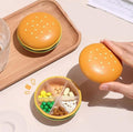 Cute Burger Shape Pill Box, Portable Mini Medicine Organizer for Daily Use