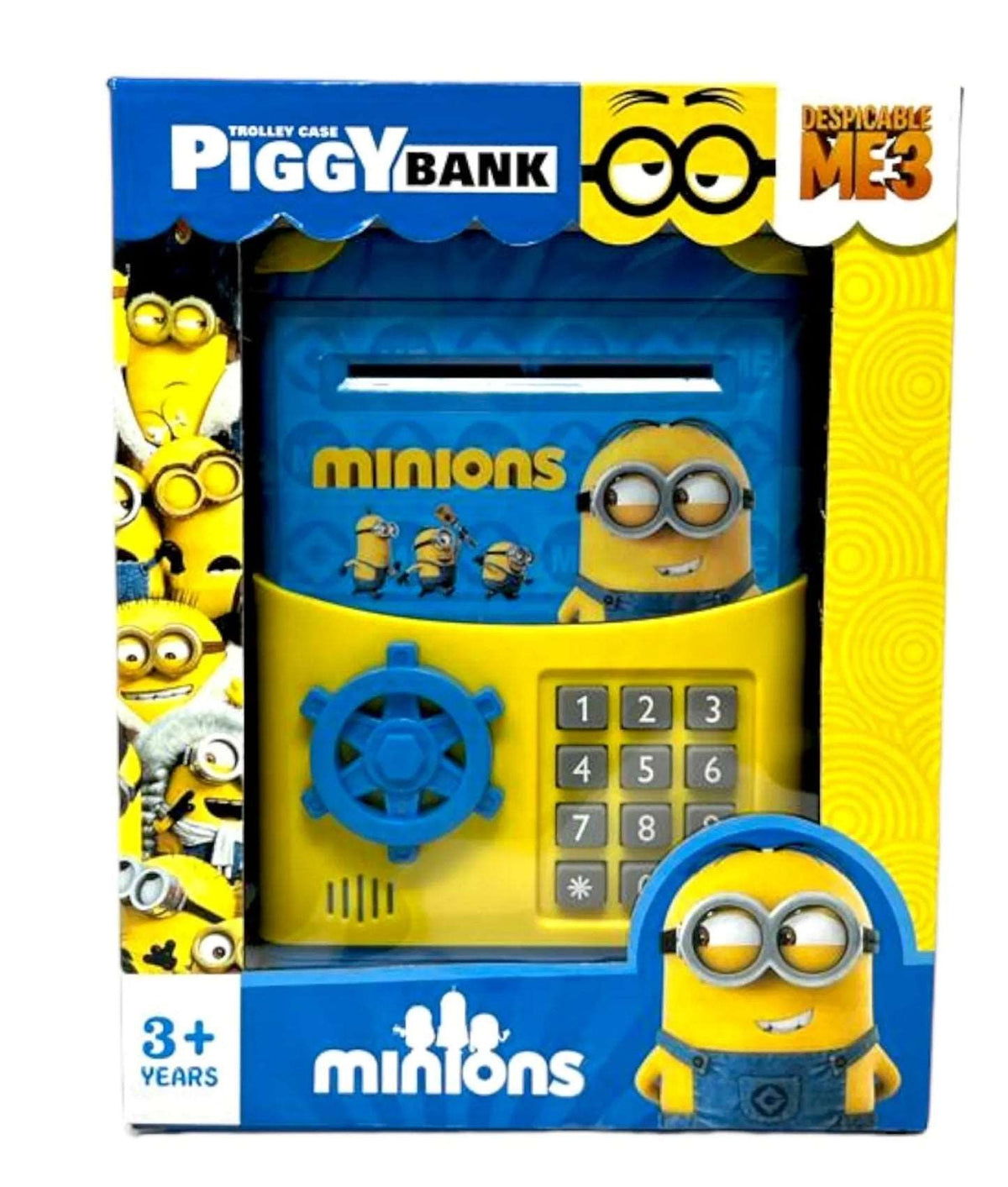Minions Kids Piggy Bank ATM Toy with Password Lock & Music – Money Saving Box for Kids