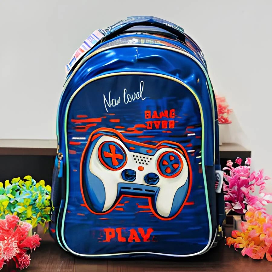 Game Design School Backpack for Kids 2 Department Size= 37*25*16 Cm
