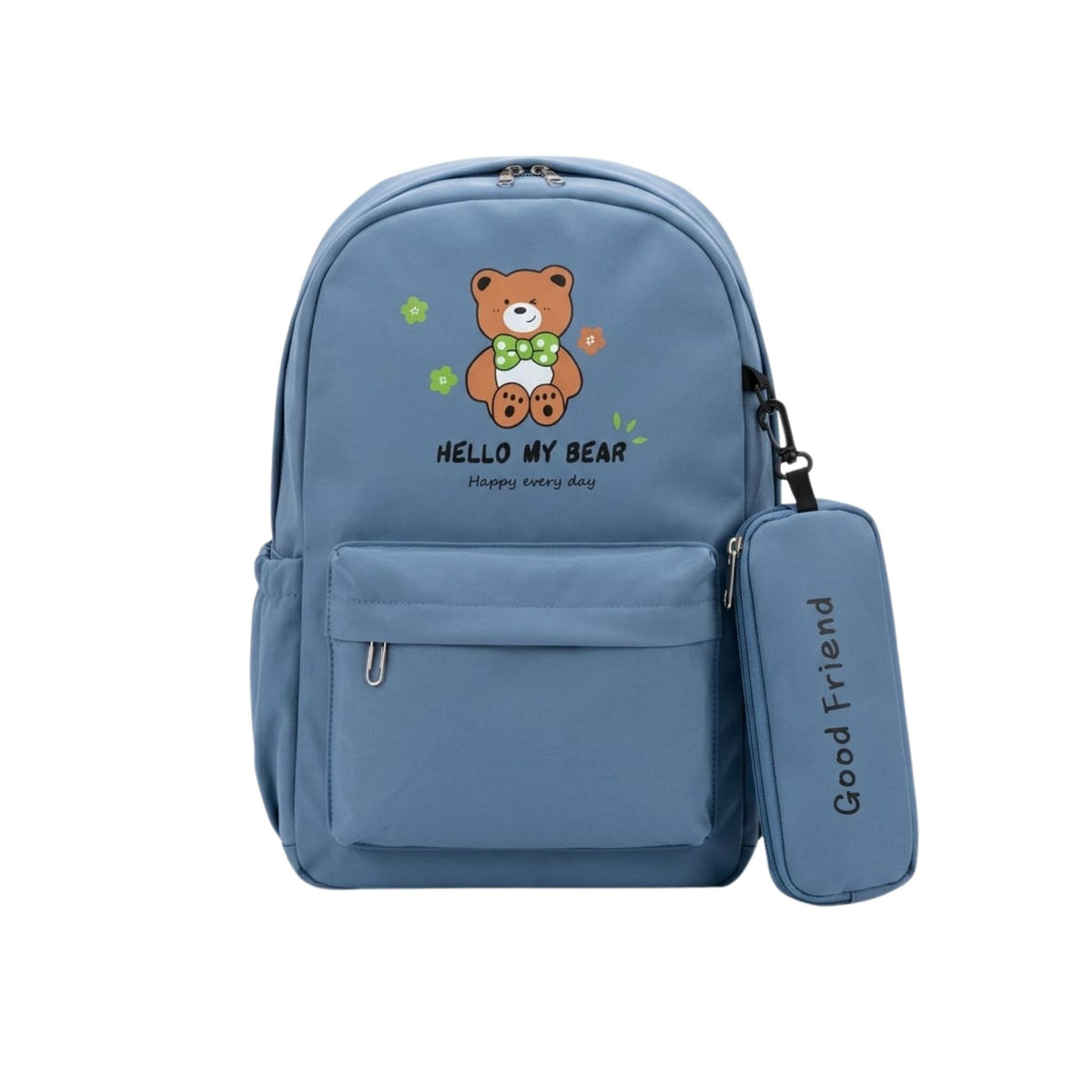 Lovely Bear Backpack for Kids | Girls and Boys  - Collage School & Travel Size= 42*28*12 Cm {Random Color}