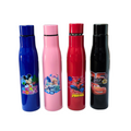Mix Cartoon Print Stainless Steel Water Bottle, 1000 ml {Random Design}