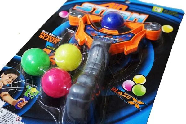 Air Storm Sling Shot Toy Light Weighted Slingshots Mini Archery & 4 Shoot Balls