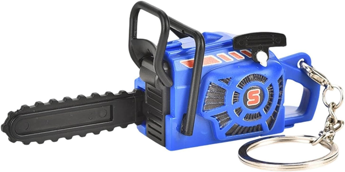 Creativity Plastic Electric Saw Keychain Realistic Handheld {Random Color}