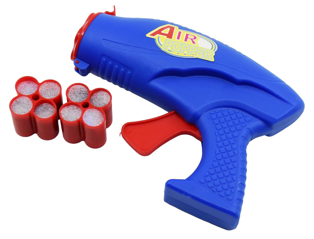 Funny Mini Air Popper, Air Popper and Fishing, Confetti Party Blaster Gun, Mini Air-Powered Popper with Colorful Stars