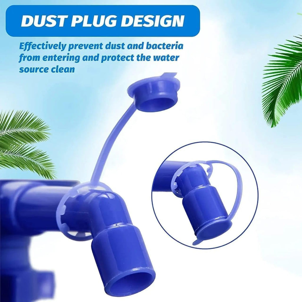 Drinking Water Pump Dispenser for 20 to 25 Litre Bottles | Hand Press Plastic Water Can Pump for Home Office Camping | Easy Fit Vacuum Action Water Dispenser