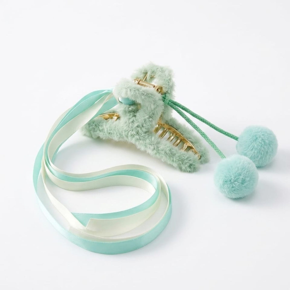 Claw for Women Fluffy Plush Hair Clips Soft Winter Clamps for Thin Thick Long Hair Super Grip Elegant Hair Clips Gifts For Girls {Multicolor}