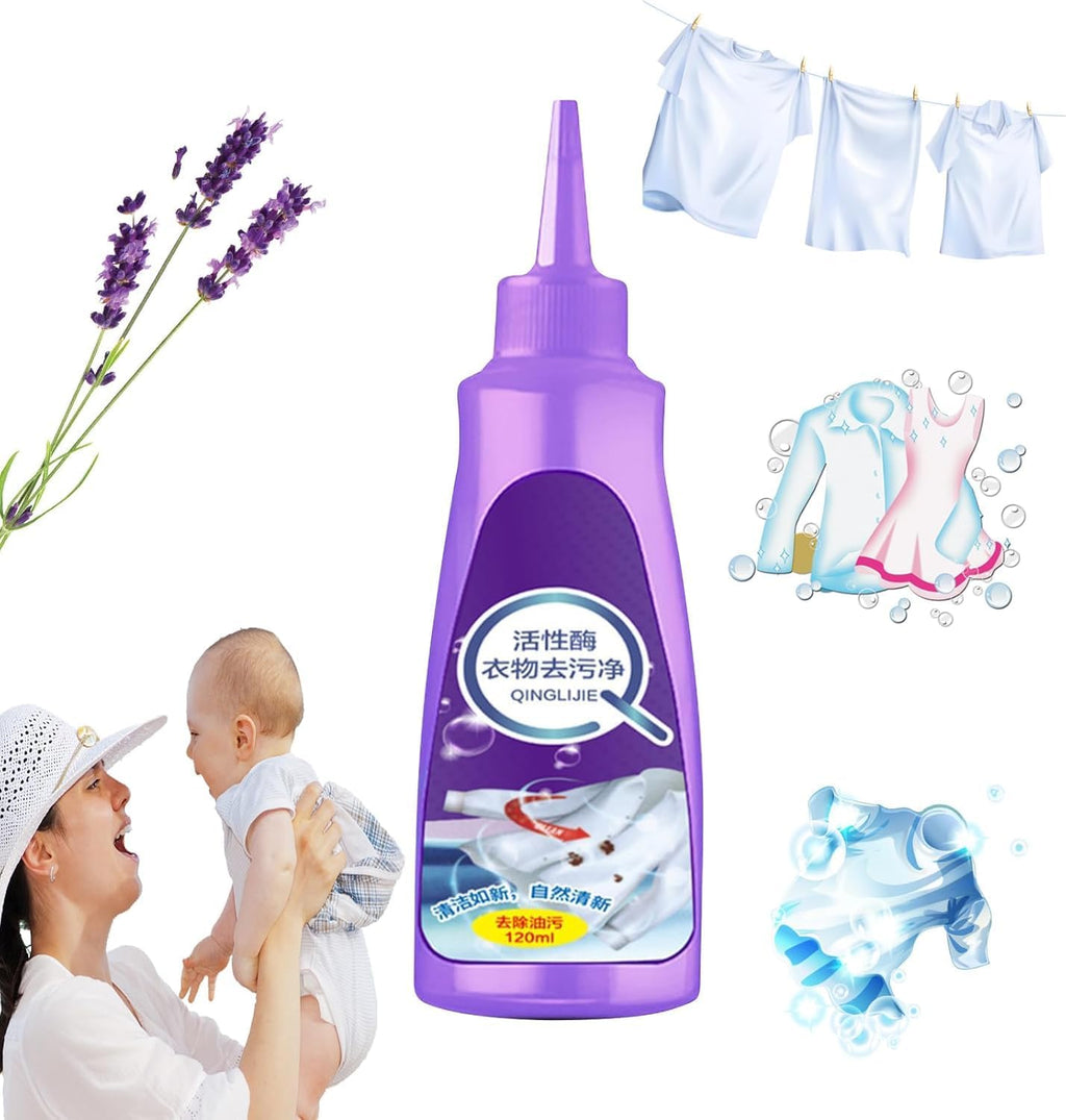 Multi-Purpose Cloth Stain Remover - Instant Stain Remover For Beaded Fabric, Cotton, Linen, Polyester, Blended Fabric, Denim, Down Jackets (120ml)