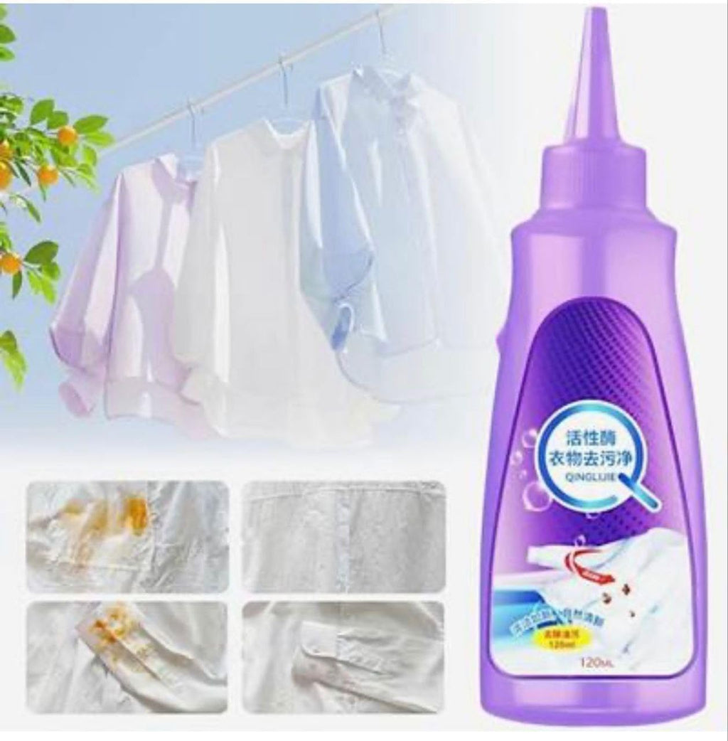 Multi-Purpose Cloth Stain Remover - Instant Stain Remover For Beaded Fabric, Cotton, Linen, Polyester, Blended Fabric, Denim, Down Jackets (120ml)