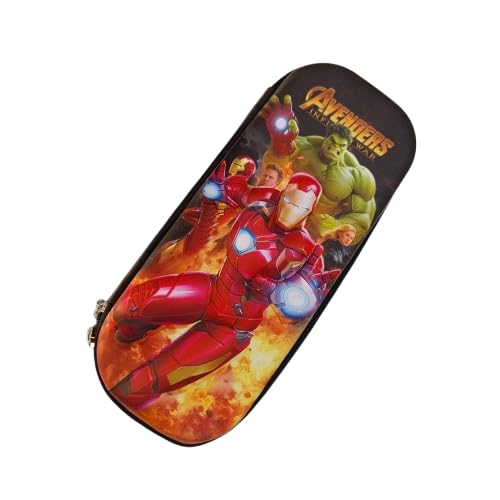 Avengers 3D Pencil Pouch | School Pencil Case for Kids | Pen-Pencil Box for Kids | Geometry Box