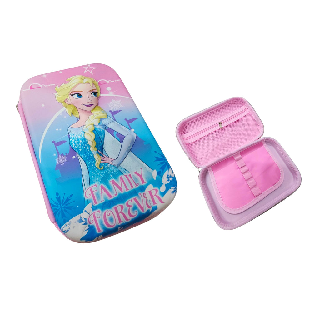 3D Frozen Elsa Sofia Barbie Disney Princess pencil case for Kids