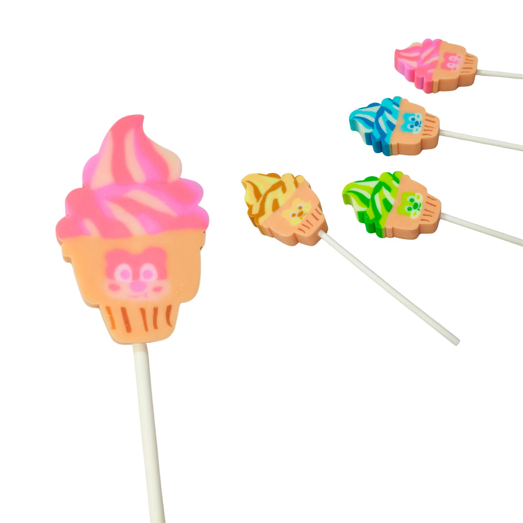 Cute Lollipop Shape Eraser for Kids – Colorful Candy Design Pencil Eraser, Colorful Candy Design, Novelty Stationery