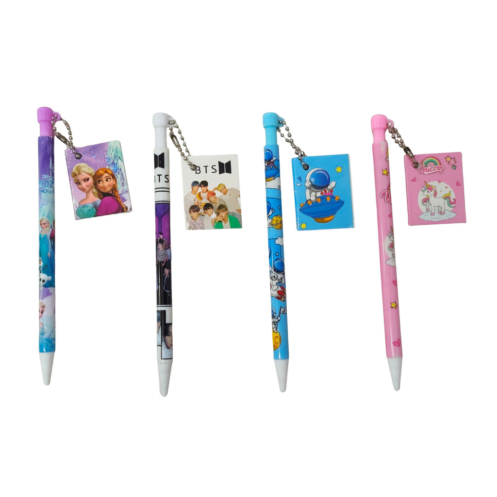 {12 Pcs} Pen and Mini Dairy Pencil for Boys and Girls {Random Design}