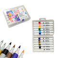Kids Art Painting Acrylic Marker Water Based Pens 12 pc Set | Vibrant Colors for Canvas, Glass, Mug, Wood, Fabric |