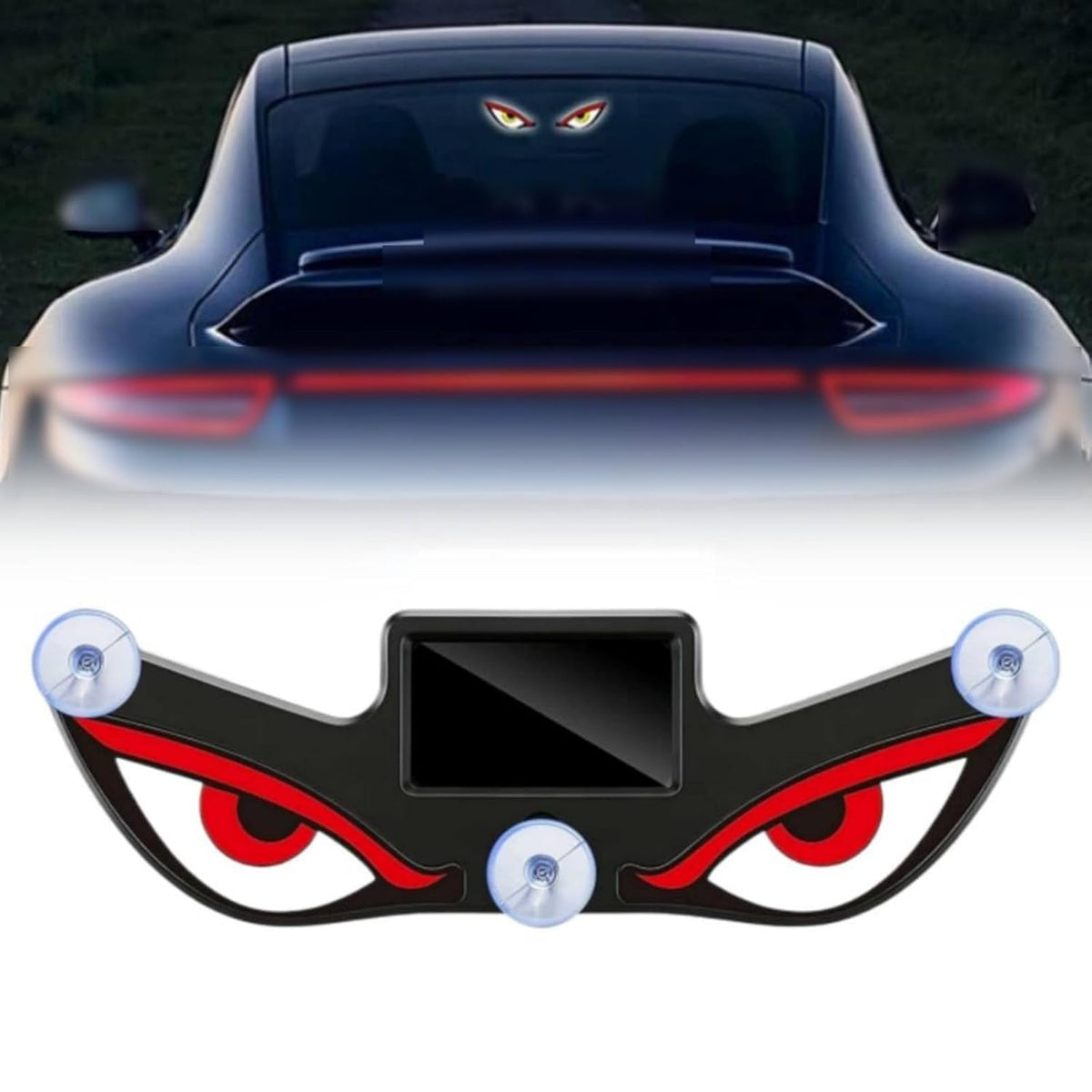 Y3 Solar Devil Eye Wireless Triangle Car Window Light