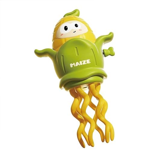 Dancing Corn Toy, Magic Twist, Transforms into Cart, No Batteries Required, Clockwork Mechanism {Random Design}