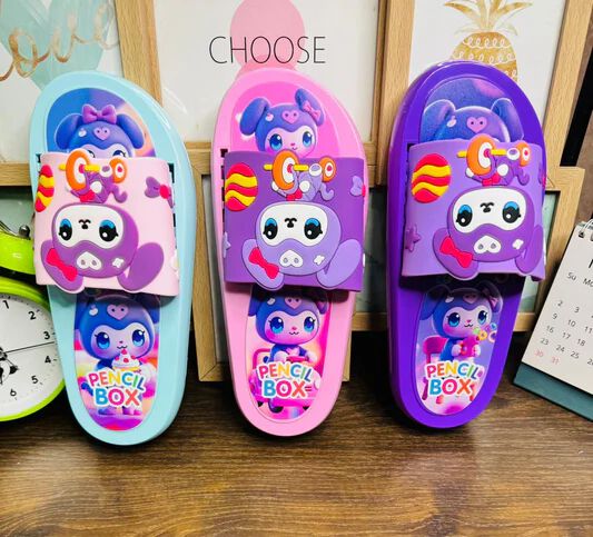 Kawaii Pencil Pouch Slipper Case {Random Design}