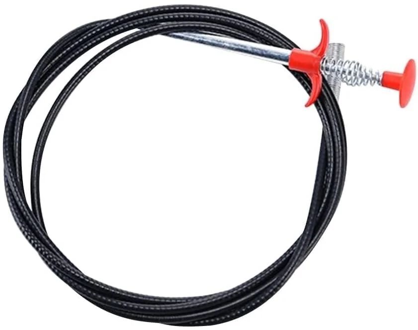 Pipe Dredging Tools Drain Snake Drain Cleaner Sticks Clog Remover Cleaning Tools Household for Kitchen Sink Flexible Four Claws Spring Curve Trash Grabber Picker Hair Catcher (160 Cm)