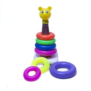 Teddy Ring Toy, 7 Rings