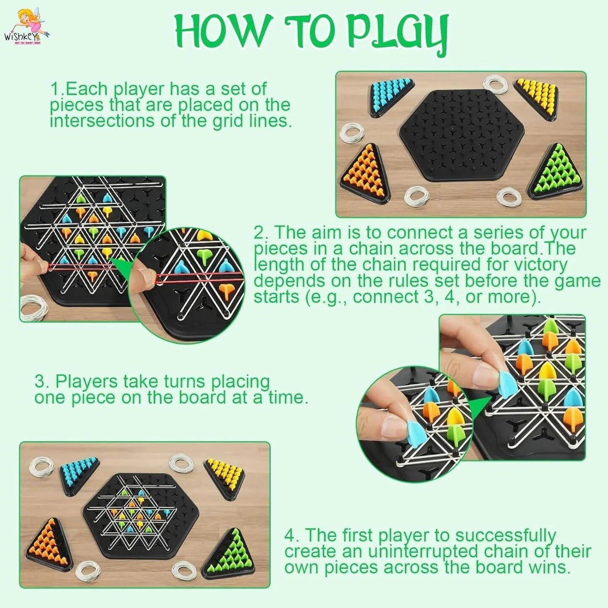 Puzzle Geometry Chess Board Game, Multiplayer Strategy Game with 84 Colorful Pieces, Educational STEM Toy