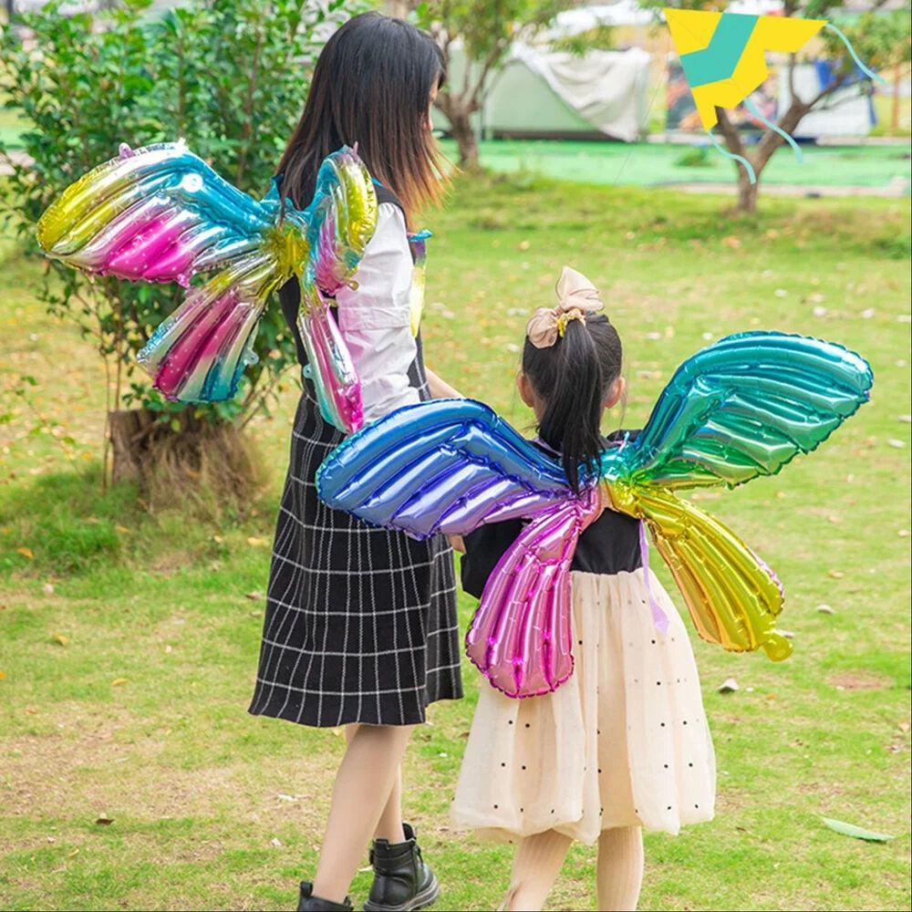 Fairy Princess Wearable Butterfly Wings Foil Party Decoration Balloon for Children