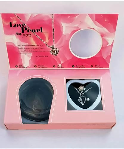 Wish Pearl Necklace Gift Set | Best Gift for Valentine | Love Pearl | DIY Necklace Kit | Gift For Girls/Women