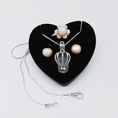 Wish Pearl Necklace Gift Set | Best Gift for Valentine | Love Pearl | DIY Necklace Kit | Gift For Girls/Women