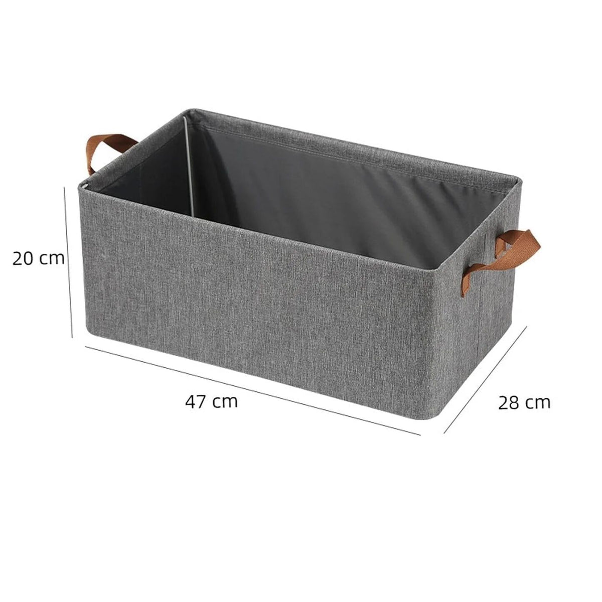 Foldable Cloth Basket for Storage 26 liter