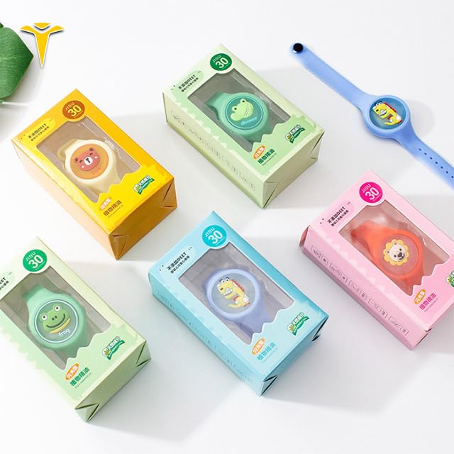 Mosquito Repellent Watch for Kids – Reusable Wristband with Cute Cartoon Designs {Random Design}