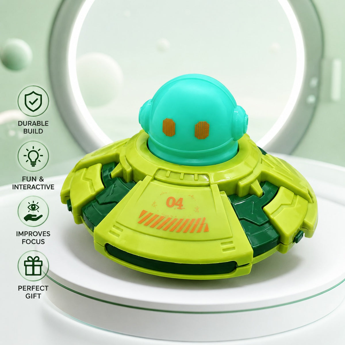 UFO Night Light mini car for Kids {Random Color}