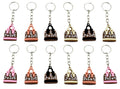 {Pack of 12 } Cute Silicone Handbag-Shaped Keychains Colorful Durable Bag Charm Accessories for Keys, Backpacks, and Birthday Return Gifts