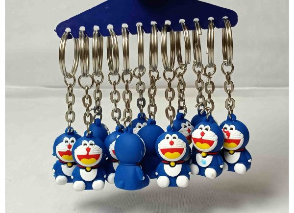 {Pack of 12 } Doramon Cartoon Key Chain Set For Kids Boys Girls Keychain Birthday Return Gifts