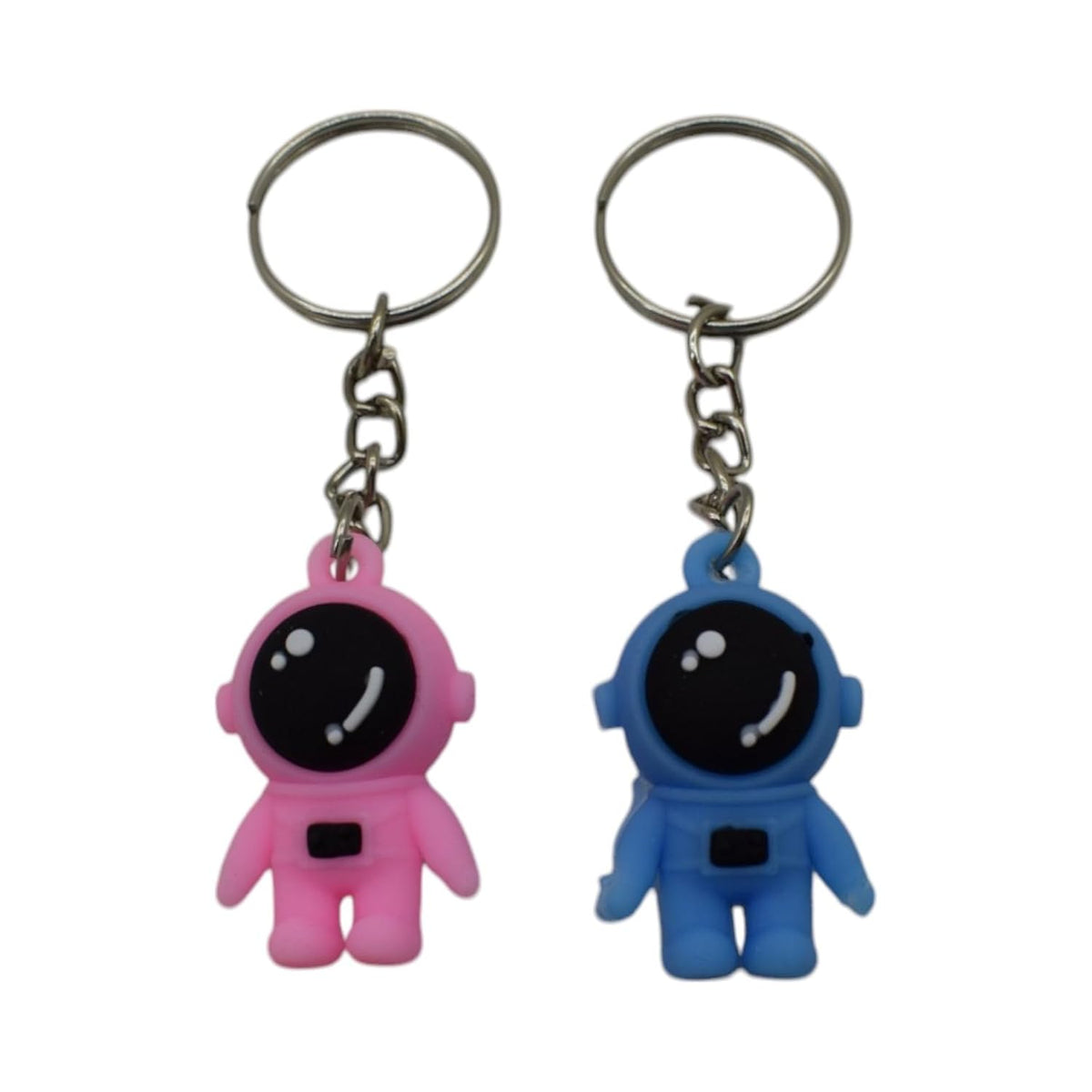 Pack of 12 Space Astronaut Key chains. Space Keychain. Length of each keychain approx. 5.5x3 cms. Best Birthday Return Gifts option Best for Gifting Purpose on Navratras, Birthday Gifts, Party Gifts etc