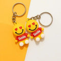{Pack of 12} Smiley Face Keychains For car, Motorbike, Gift & merchandise keyrings