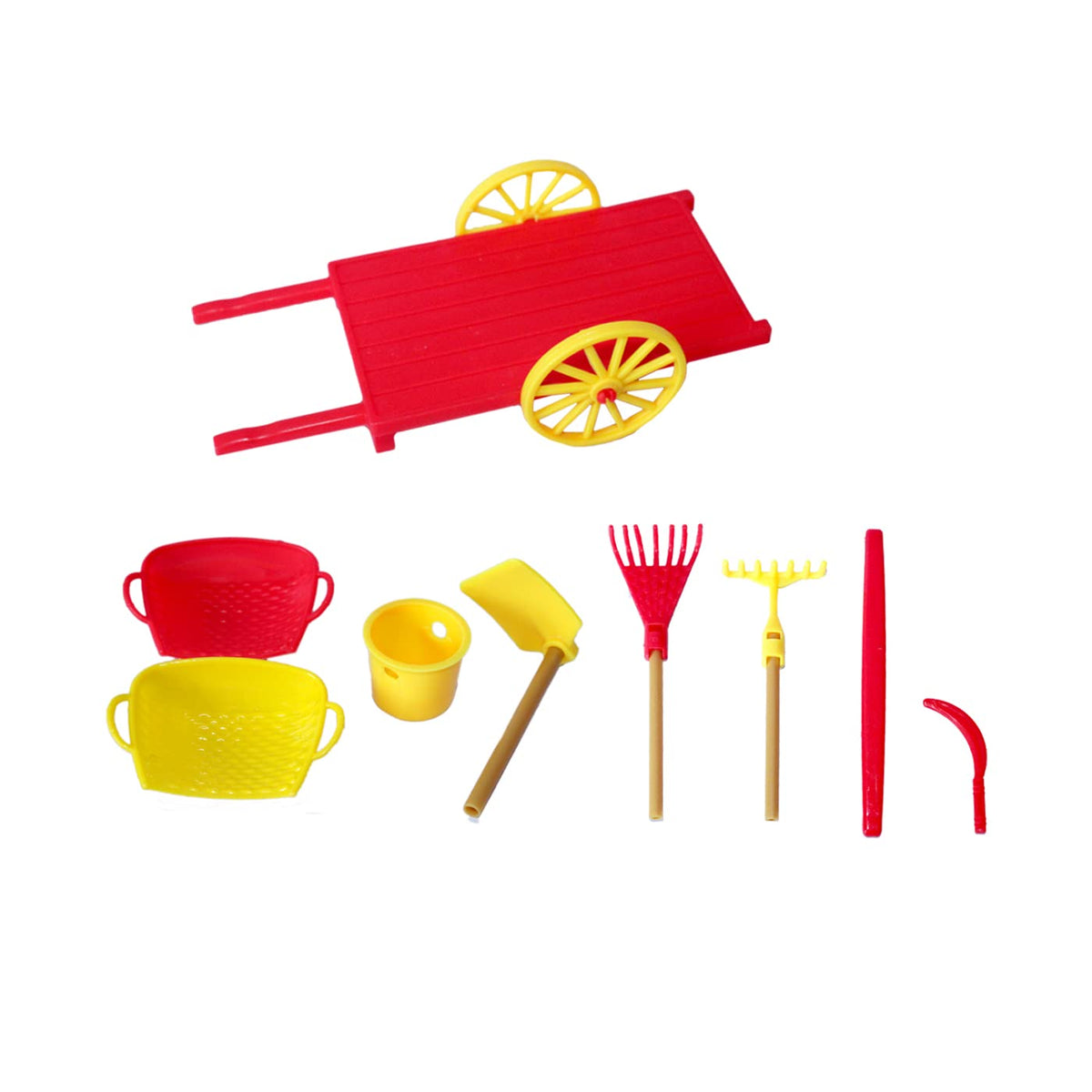 Cleaner Set Toy for Kid's How to Keep Our City Clean Swachh Bharat Abhiyan DIY Crafts Pack of 9