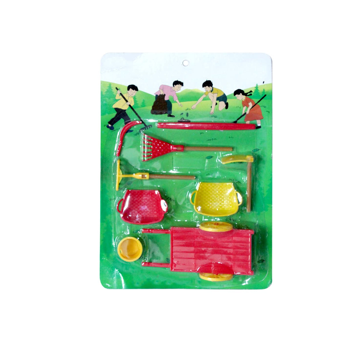 Cleaner Set Toy for Kid's How to Keep Our City Clean Swachh Bharat Abhiyan DIY Crafts Pack of 9