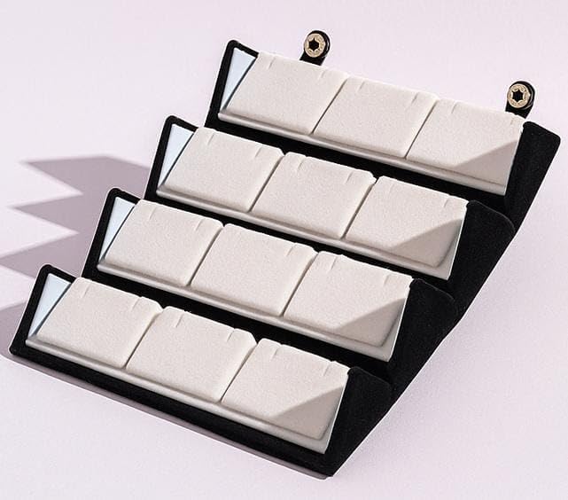 12 Pair Earring Organizer Box | Jewelry Storage Folder for Earrings, Studs & Small Jewelry | Foldable Travel Jewelry Case