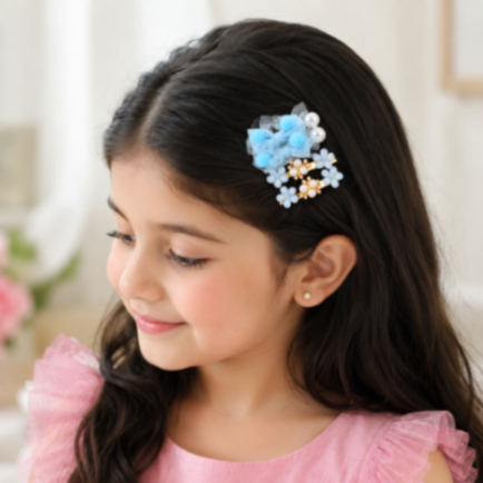 Floral Pearl Hair Clips for Women & Girls | Pack of 12 Stylish clips