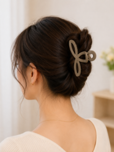 {Pack of 12} Korean Style Matte Hair Claw Clip | Fashion Hair Clutcher for Women