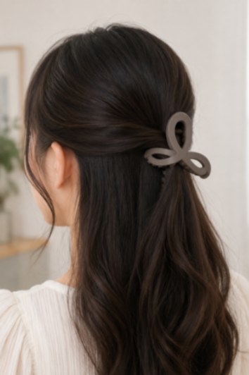 {Pack of 12} Korean Style Matte Hair Claw Clip | Fashion Hair Clutcher for Women