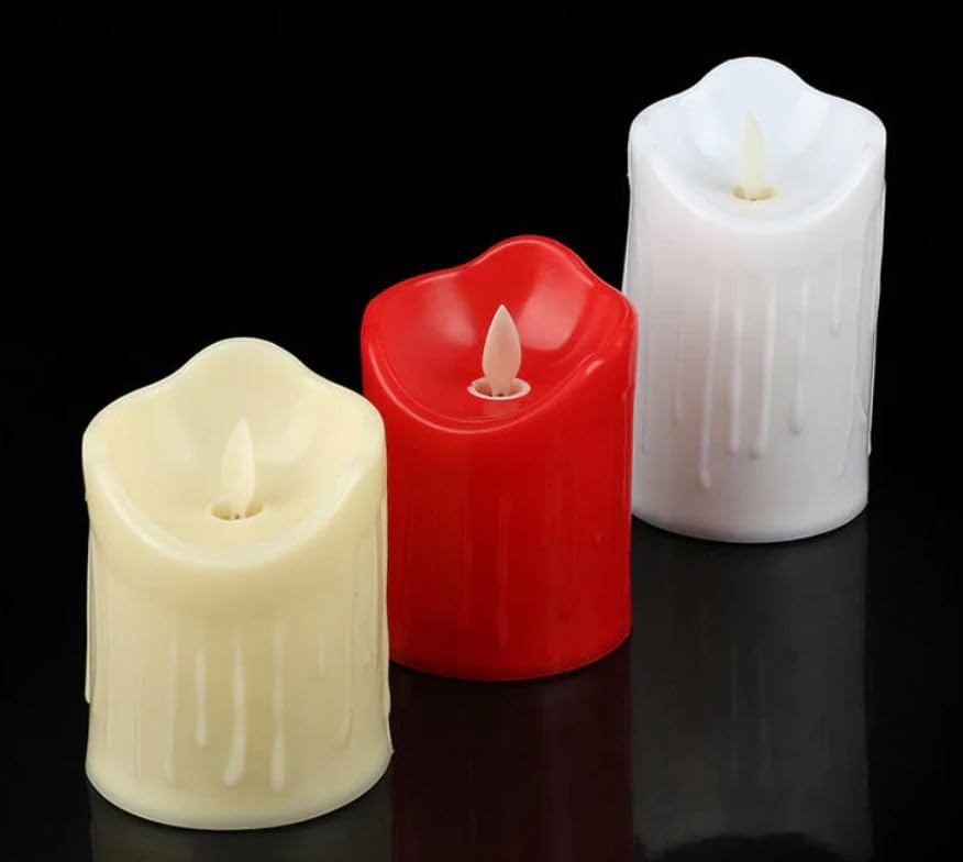 Salvus APP SOLUTIONS Illuminate Every Occasion: LED Tea Light Candles - Battery Operated, Smokeless, Perfect for Home Decor, Birthdays, and Festivals (Pack of 24)