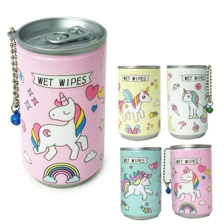 Unicorn Wet Wipes Cane || Camera Toy with Bell, Plastic Multicolor Design || Intelligence Book Sound Book for Children